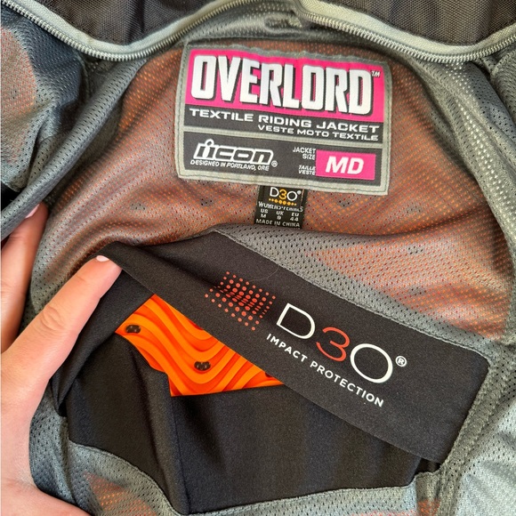 Icon Overlord women’s Motosport riding jacket D30 - Picture 6 of 8
